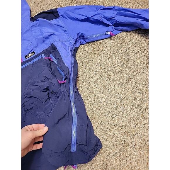 VTG Sierra Designs Anorak Pullover Jacket SZ Medium hooded quarter zip Womens - Picture 10 of 14